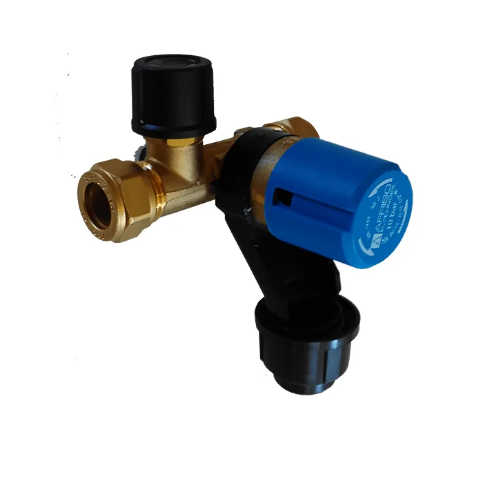 Afriso BFK 12/10 Inlaatcombinatie, boiler veiligheidsgroep Ø 15 mm knel - Afbeelding 2