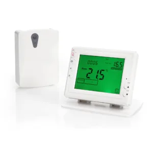 Draadloze ruimtethermostaat RF  schakelen van een circulatiepomp 220V