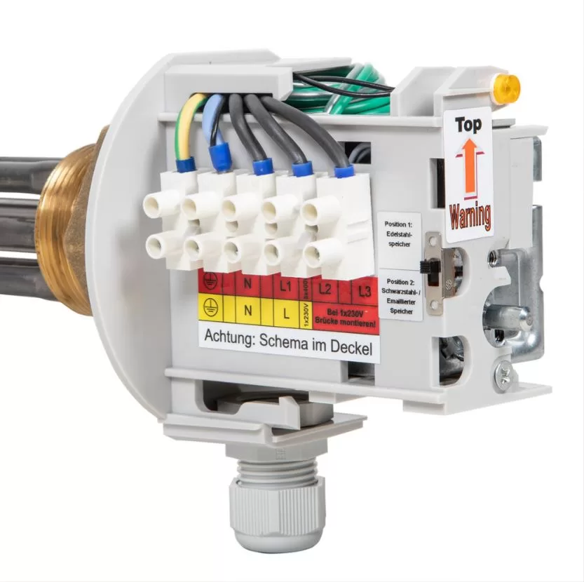 Askoma inschroefbaar verwarmingselement 2,0 kW 230/400 Volt - Afbeelding 2