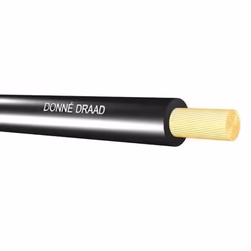 Donné D09259D3 VDS eca montagedraad 6MM² zwart 100 meter