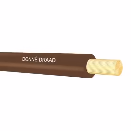 Donné D09243D3 VDS eca montagedraad 2,5MM² bruin 100 meter