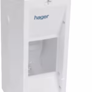 Hager miniverdeler 1-rij 2 modules PV-verdeler installatiekast, opbouw, zekeringkast