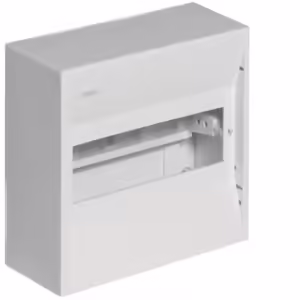 Hager miniverdeler 1-rij 8 modules PV-verdeler installatiekast, opbouw, zekeringkast