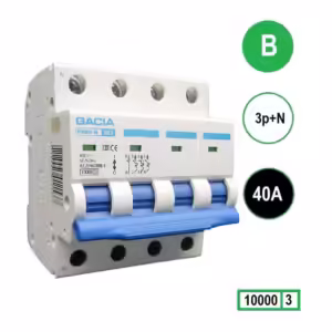 Gacia PB8H-N Installatieautomaat 4p B40 10kA