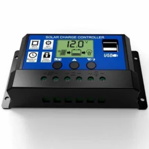 Solar laadregelaar met LCD en 5V USB 10A DC 12V /24V PWM