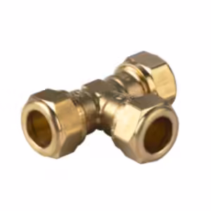 VSH Super messing knelkoppeling  T-stuk Ø 12 mm