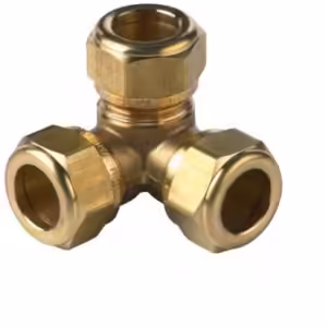 VSH Super messing knelkoppeling  driewegknie  Ø 15 mm