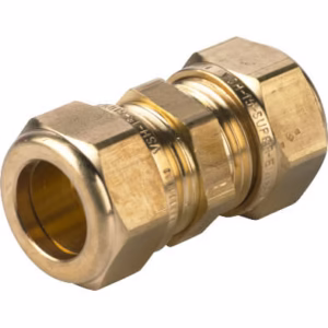 VSH Super messing knelkoppeling recht Ø 22 mm X Ø 22mm