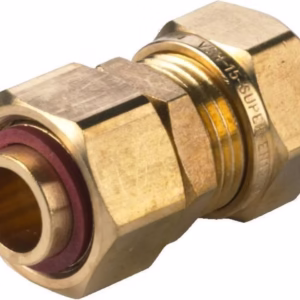 VSH Super messing knelkoppeling wartelmoer verlopend Ø 15 mm X 1/2