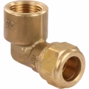 VSH Super messing knie knelkoppeling schroefbus verlopend Ø 12 mm X 3/8