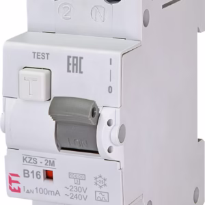 ETI KZS-2M A B16/0.1 Aardlekautomaat 16A 100MA