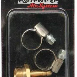 Dutack Slang nippel ¼ buitendraad Slangpilaren Ø 6 mm met Slangklemmen