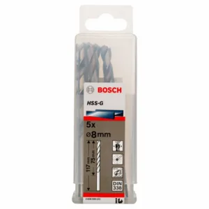 Bosch Accessoires PRO HSS-Co, Standard Ø 8 mm X 75/117mm 5 stuks