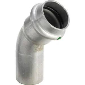 Viega Sanpress Inox RVS insteekbocht 45° Ø42 x 42 mm