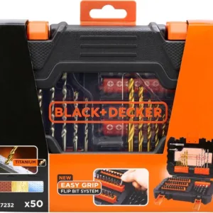 BLACK+DECKER boren en bitset A7232-XJ 50-delig