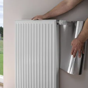 NMC NOMA® Reflex reflecterend radiatorfolie isolerend voor binnenmuurisolatie zelfklevend 50 cm x 5 m