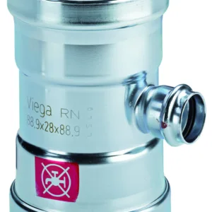 Viega Prestabo T-stuk met SC-Contur 1118XL in 76,1 x 22 x 76,1mm 817824