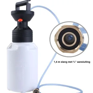 Hewalex handpomp voor het vullen en bijvullen van glycol in zonneboilersystemen