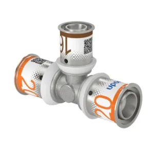 Uponor S-Press Plus perskoppeling T-stuk Ø  20 x 16 x 20mm