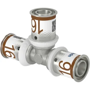 Uponor S-Press Plus perskoppeling Ø16x16x16 T-stuk