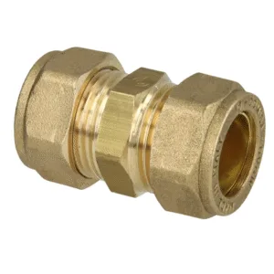 Comisa Messing knelkoppeling recht Ø 12 mm