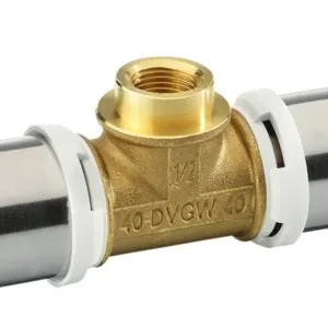 Fränkische alpex L T-stuk 75 mm x 1" x 75 mm