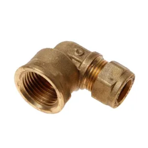 Comisa messing knie knelkoppeling schroefbus verlopend Ø 12 mm X 1/2