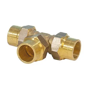 Comisa LBG T-stuk 12x12x12 drukkoppeling gas (coga992900)