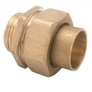 Comisa soldeerfitting schroefkoppeling 12 mm x 1/2" buitendraad / binnendraad conisch dichtend