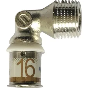 Uponor S-Press Plus knie 90º 16 x 1/2" buitendraad