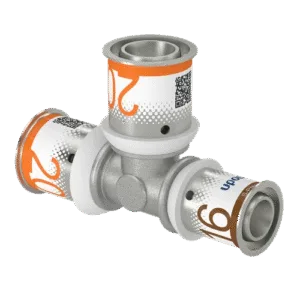 Uponor S-Press Plus perskoppeling T-stuk 20 x 20 x 16