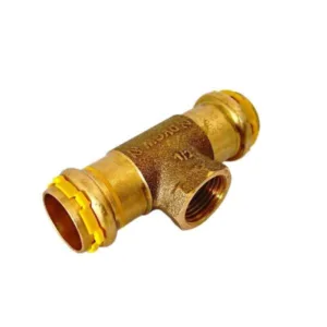 VSH SudoPress koper gas T-stuk binnendraad 22 x Rp1/2" x 22  V-contour