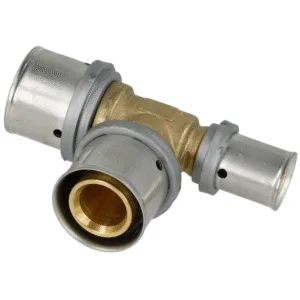 Persfitting T-stuk 26 x 26 x 16 mm contour TH