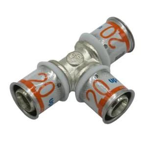 Uponor S-Press Plus perskoppeling Ø20x20x20 T-stuk
