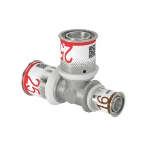 Uponor S-Press Plus perskoppeling T-stuk 25 x 25 x 16