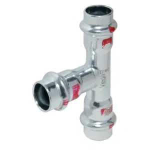 Viega Prestabo staalverzinkte T-stuk 22 x 22 x 22 mm