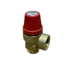 Caleffi 312 veiligheidsklep 1/2" buitendraad 8 bar