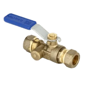 BONFIX BPE messing knel kogelkraan zonder aftap  Ø 15 mm