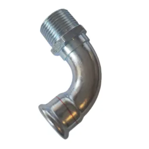 VSH XPress bocht 90° 28 mm pers x 1" buitendraad