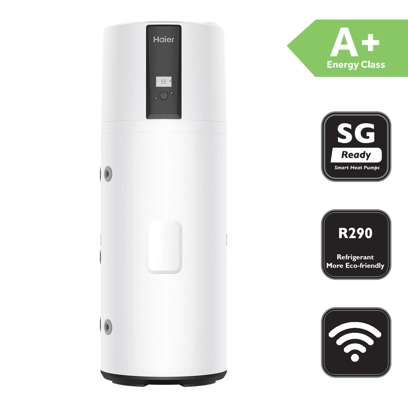 Haier HP200M7 Warmtepompboiler 200 liter Energielabel A+ R290