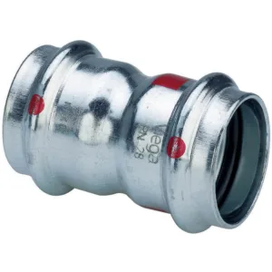 Viega Prestabo staalverzinkte perskoppeling recht  22 x 22 mm