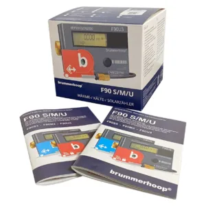 Brummerhoop Elster F90U3 compacte warmtemeter Qp 2,5 1"