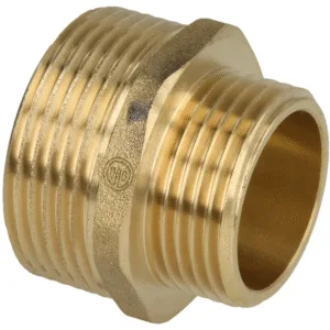 Dubbele nippel verloop 1¼" - 1" buitenranden