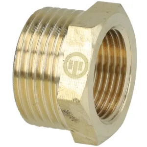 verloop 1” buitendraad x ¾” binnendraad brede uitvoering