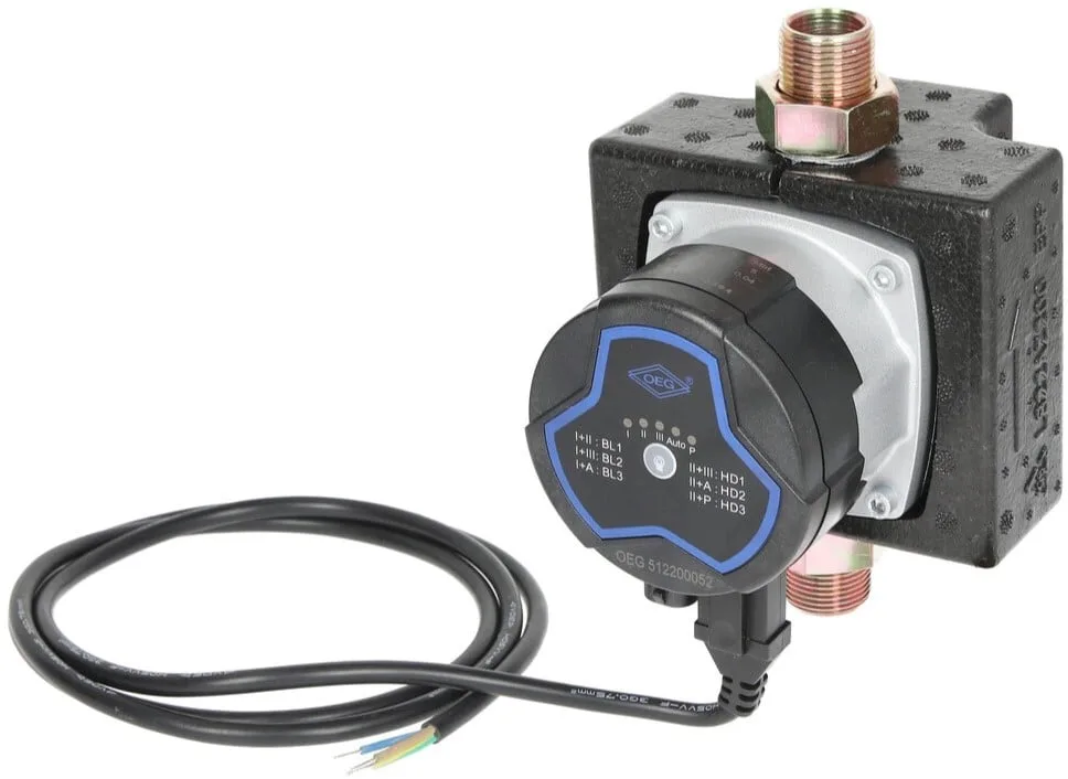 SilverTec circulatiepomp cv-pomp DN20 met 130 mm inbouwlengte