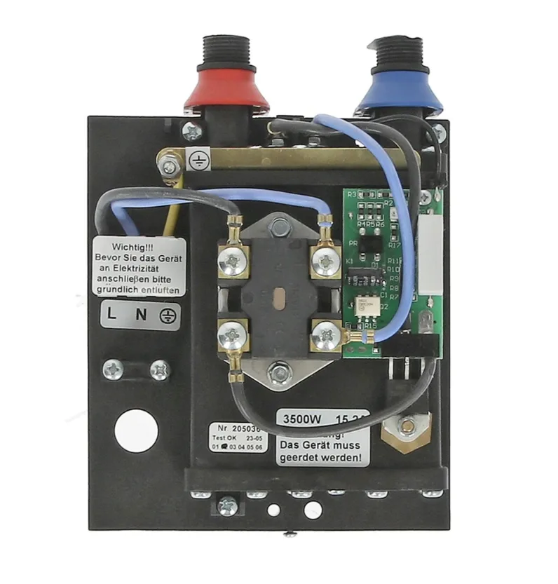 Kleine doorstroomverwarmer 3,5 kW drukbestendig - Afbeelding 3