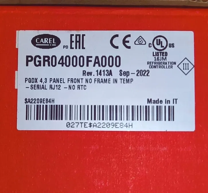 Carel vervangend display controller PGR04000FA000 - Afbeelding 2