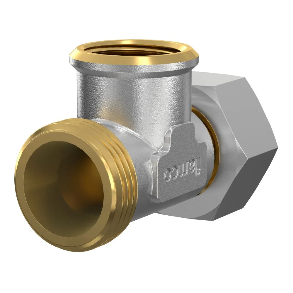 Flamco Flexofit T-stuk voor waterslagdemper 3/4"x1/2"x3/4"