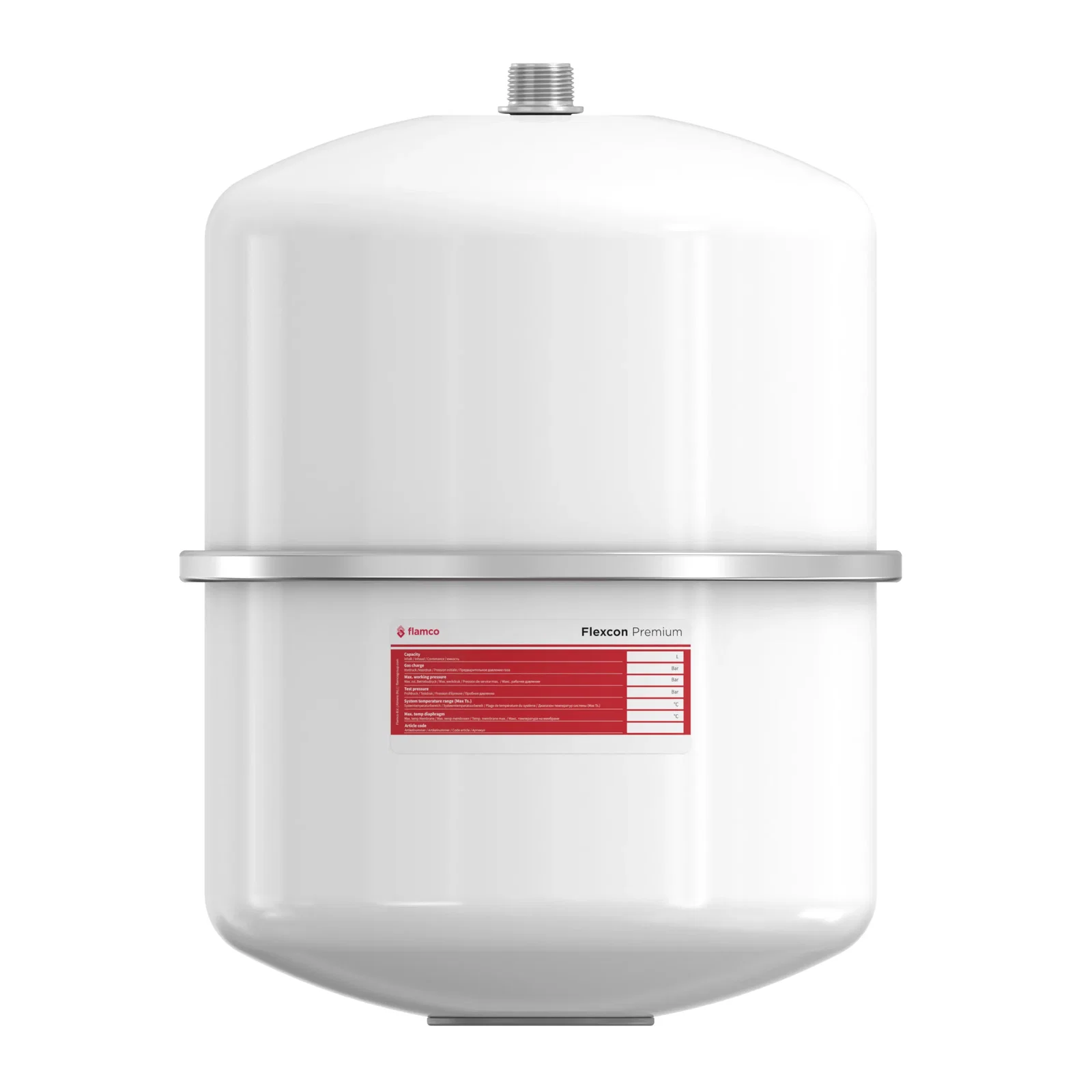 Flamco Flexcon Premium 18/0.5 expansievat 18 liter Wit - Afbeelding 3